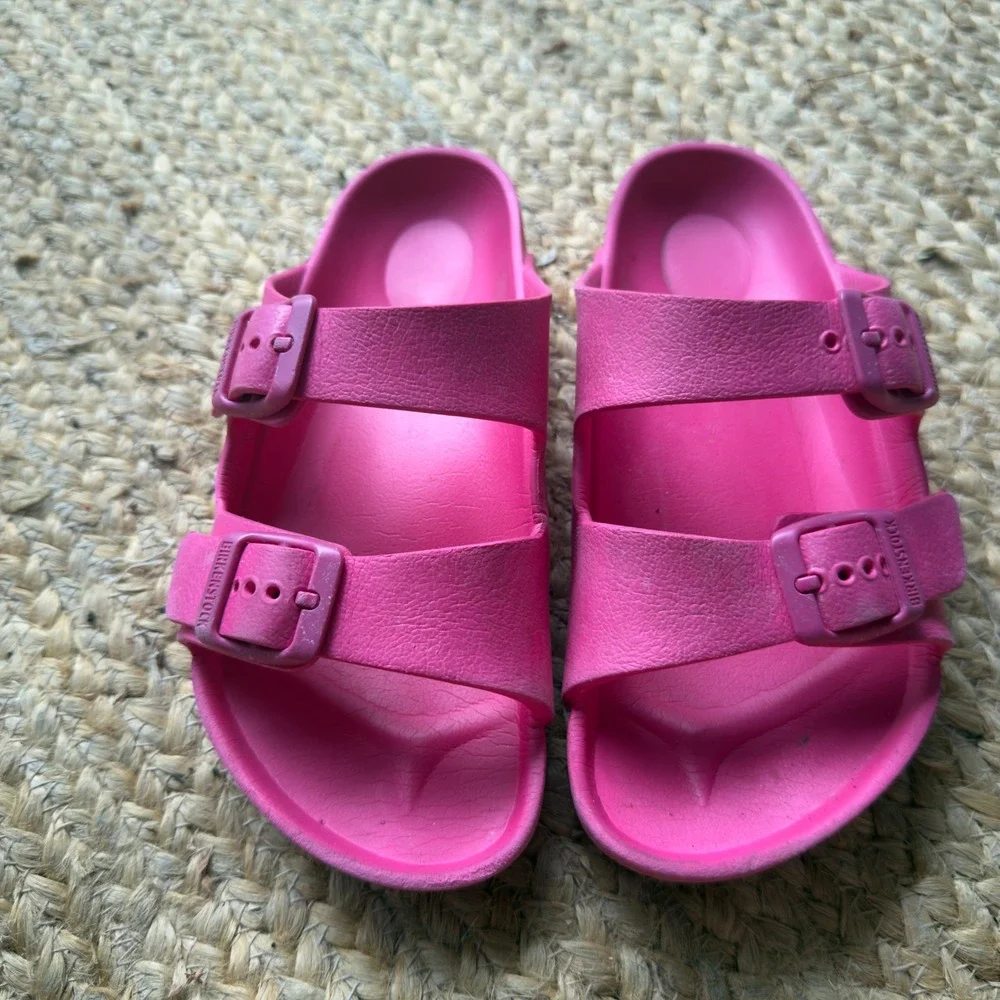 Birkenstock Kids Arizona EVA Beet Pink Sandals Size 32 EU 1-1.5 US 1018941